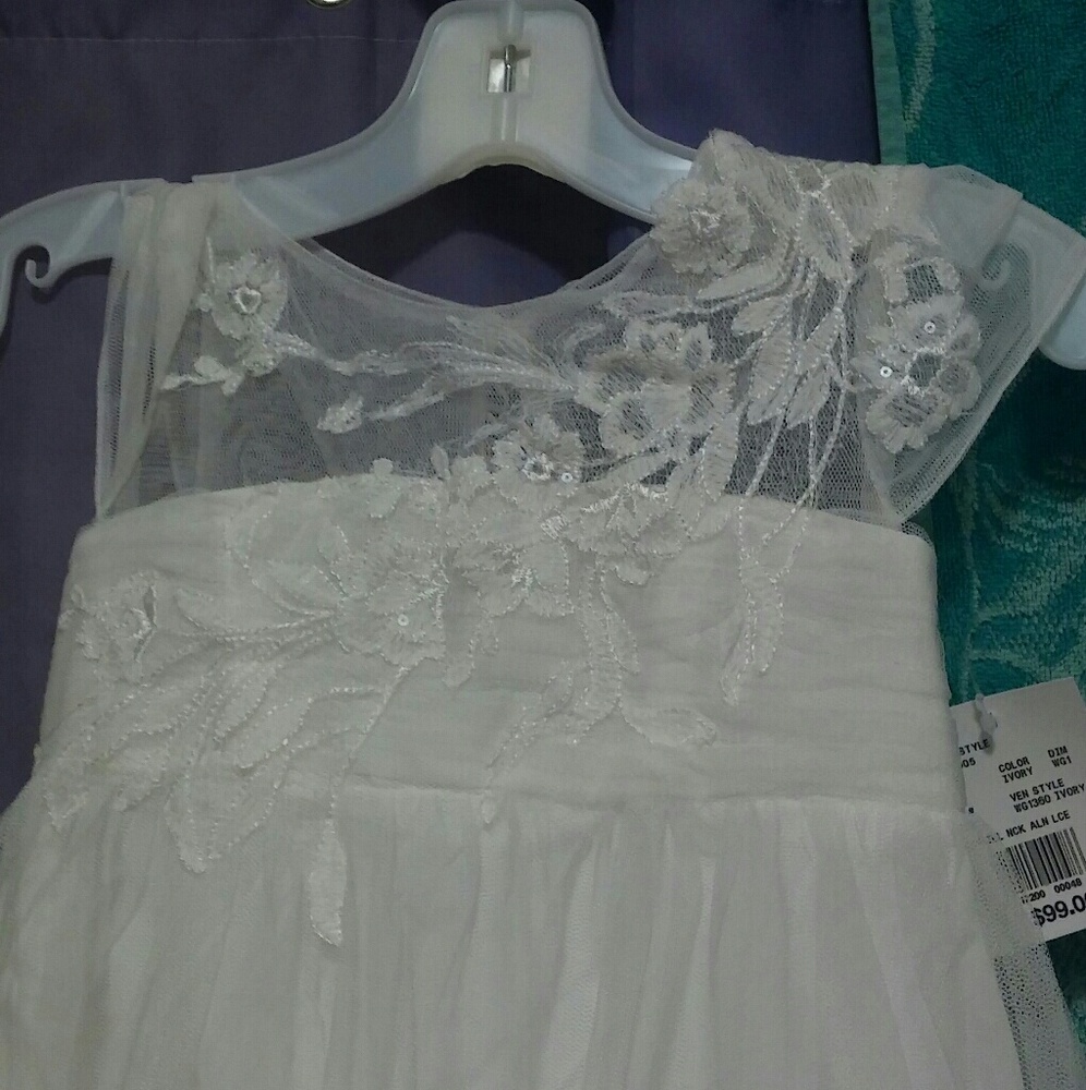 Davids Bridal flower girl dress